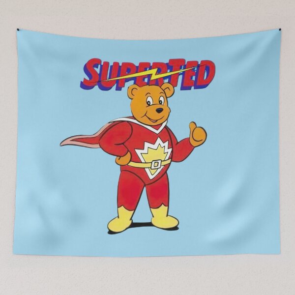 Item preview, Superted Cartoon Retro Classic TV Series designed and sold by Retr0Tshirts.