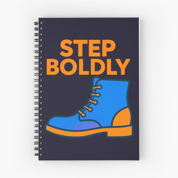 Item preview, Bota inspiradora Step Boldly designed and sold by unscriptedPixel.