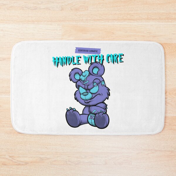 Item preview, Certified Lunatic Handle With Care Teddy Bear T-Shirt designed and sold by FreshFitsForYou.