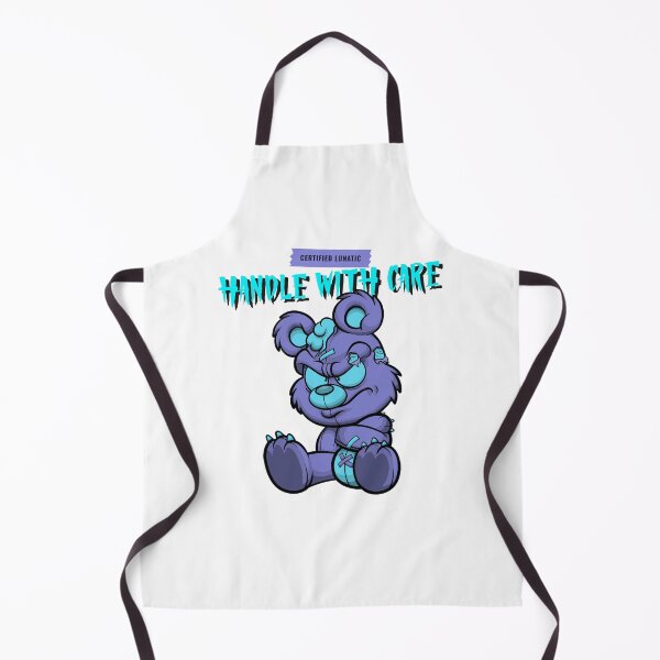 Item preview, Certified Lunatic Handle With Care Teddy Bear T-Shirt designed and sold by FreshFitsForYou.