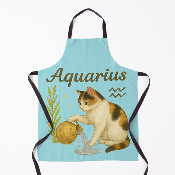Item preview, Zodiac Cat – Aquarius | Funny Realistic Astrology Art designed and sold by PureConcept.