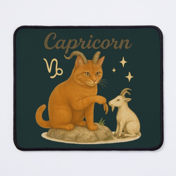Item preview, Zodiac Cat – Capricorn | Funny Realistic Astrology Art designed and sold by PureConcept.