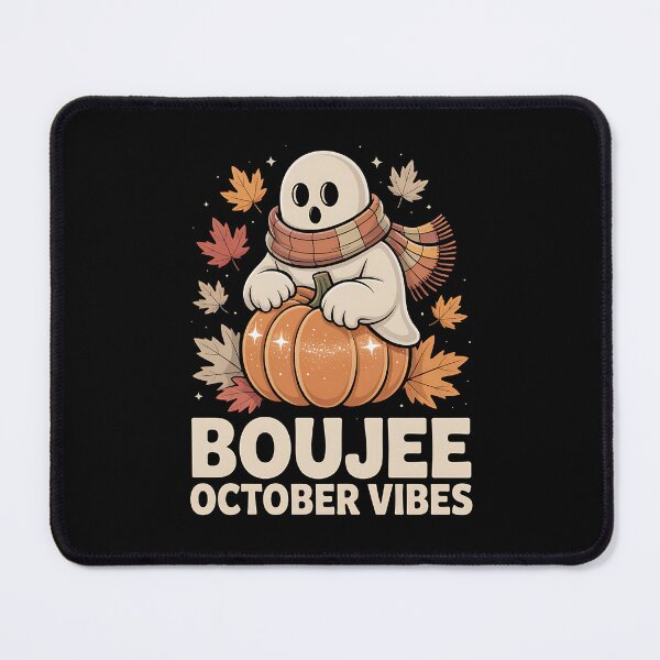 Item preview, Boujee October Vibes Ghost Halloween - the perfect gift for pumpkin spice lovers, spooky season fans, and anyone who adores cozy autumn vibes. designed and sold by ZyziowskyArt.