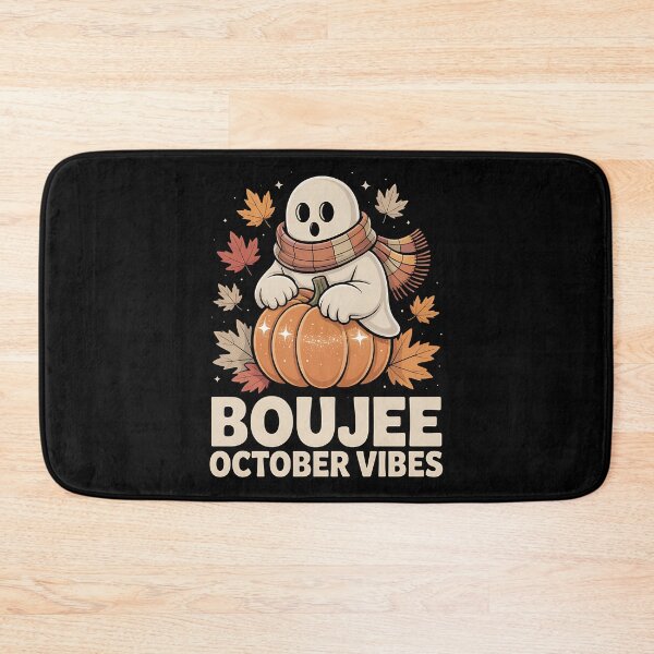 Item preview, Boujee October Vibes Ghost Halloween - the perfect gift for pumpkin spice lovers, spooky season fans, and anyone who adores cozy autumn vibes. designed and sold by ZyziowskyArt.