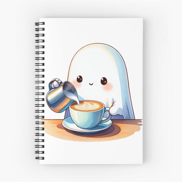 Item preview, Cute Ghost Barista – Coffee Lover Design designed and sold by Ombrya.