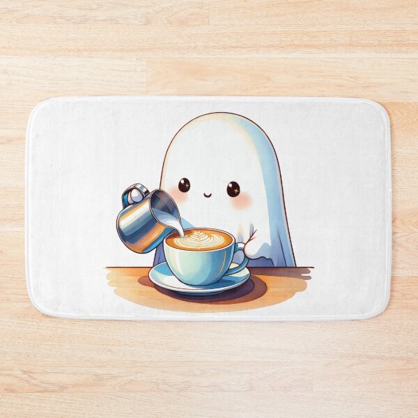 Item preview, Cute Ghost Barista – Coffee Lover Design designed and sold by Ombrya.