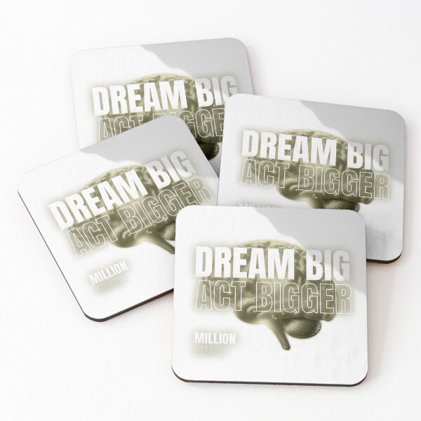 Item preview, Dream Big, Act Bigger – Motivational Mindset Design designed and sold by lapiazzakunst.