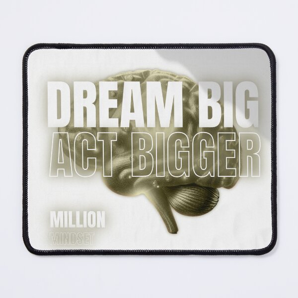 Item preview, Dream Big, Act Bigger – Motivational Mindset Design designed and sold by lapiazzakunst.