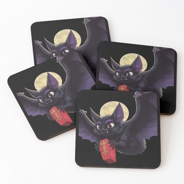 Item preview, Absurd Halloween Bat Design – Vampire Delivering a Coffin – No Text Tee designed and sold by Mythic Tide.