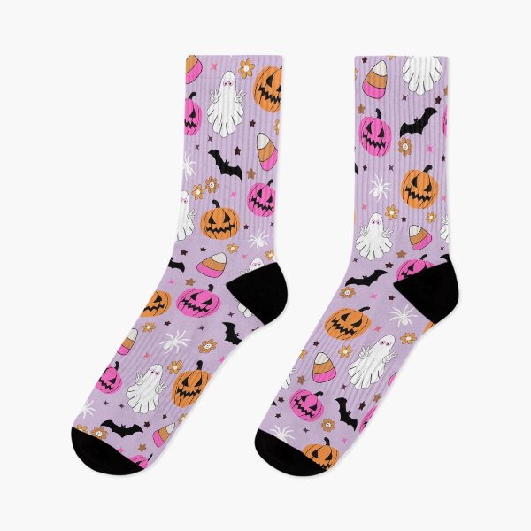 Item preview, Playful Halloween Ghosts and Pumpkins Pattern designed and sold by QuietBloom80.