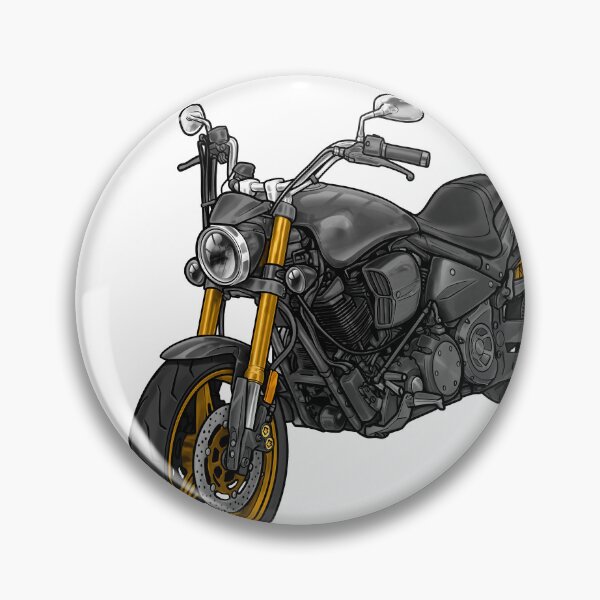 Item preview, Yamaha Road Star Midnight Warrior 2010 (Black) for Motorcycle Riders designed and sold by MotoApparelHub.