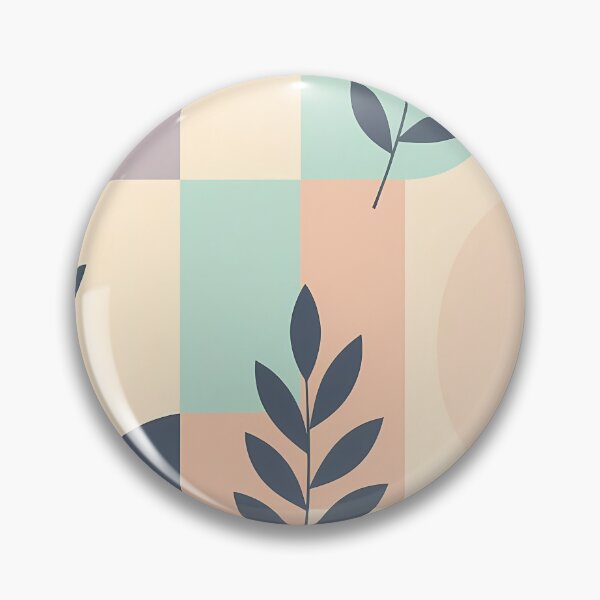 Item preview, Leaves & Geometric Shapes, Abstract Pastel Modern, Abstract Stylize, Repeated Texture Pattern (image size 8320x12480) designed and sold by Digital-Davinci.