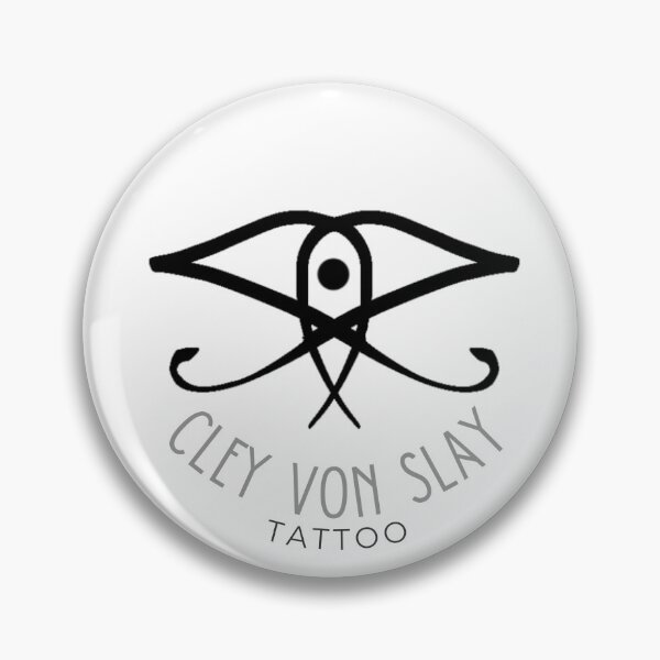 Item preview, Logo tattoo shop Cley Von Slay designed and sold by CleyVonSlay.