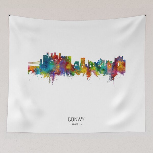 Item preview, Conwy Wales Skyline designed and sold by ArtPrints.