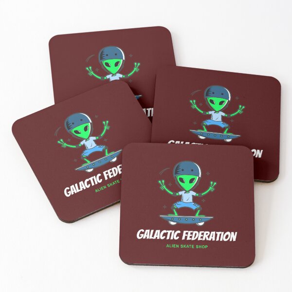 Item preview, Galactic Federation Alien Skate Shop designed and sold by Margotpuckett.
