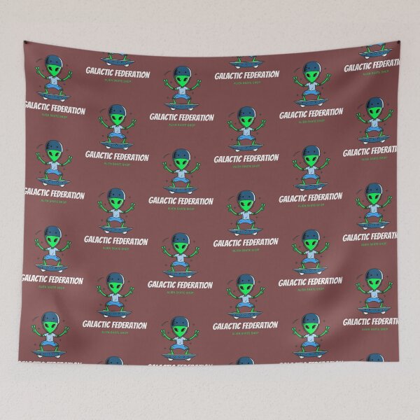 Item preview, Galactic Federation Alien Skate Shop designed and sold by Margotpuckett.