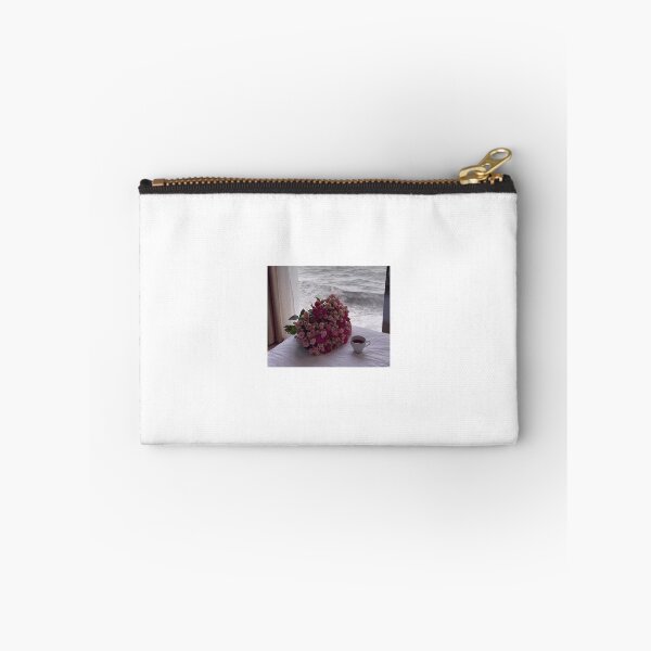 Item preview, Blumenstrauß am Fenster mit Kaffee am Strand 	•	Flowers & Coffee by the Beach Window 	•	Strandmoment – Blumen, Kaffee und Ruhe designed and sold by Yaroplanner.