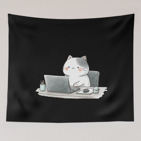 Item preview, Cat at Work designed and sold by vladocar.