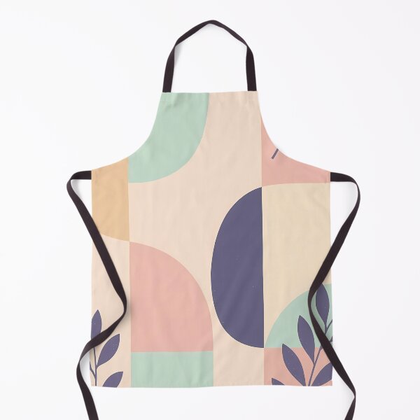 Item preview, Leaves & Geometric Shapes, Abstract Pastel Modern, Abstract Stylize, Repeated Texture Pattern (image size 8320x12480) designed and sold by Digital-Davinci.