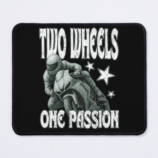 Item preview, TWO WHEELS ONE PASSION motorcycle fanatic motorbike rider road racing motorsport designed and sold by Jt41.