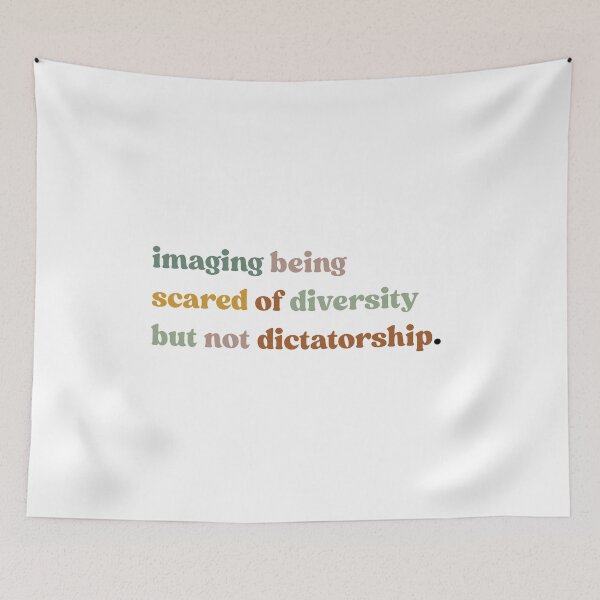 Item preview, Imagine Being Scared Of Diversity But Not Dictatorship designed and sold by faridman.