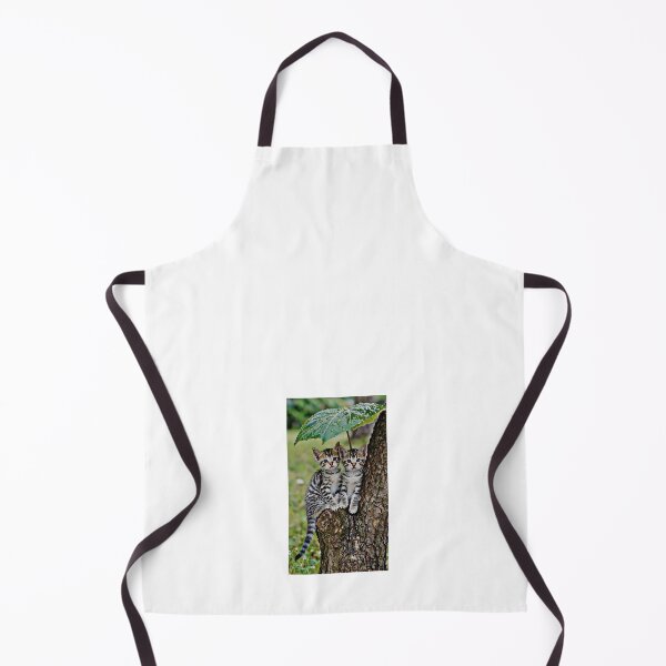 Item preview, •	Zwei Katzen unter Blätterschirm im Baum 	•	Two Cats under Leaf Umbrella in Tree 	•	Katzen & Natur – Magischer Moment designed and sold by Yaroplanner.