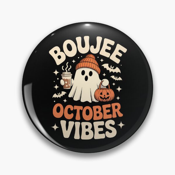 Item preview, Boujee October Vibes Ghost Halloween - the perfect gift for pumpkin spice lovers, spooky season fans, and anyone who adores cozy autumn vibes. designed and sold by ZyziowskyArt.
