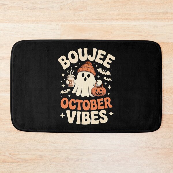 Item preview, Boujee October Vibes Ghost Halloween - the perfect gift for pumpkin spice lovers, spooky season fans, and anyone who adores cozy autumn vibes. designed and sold by ZyziowskyArt.