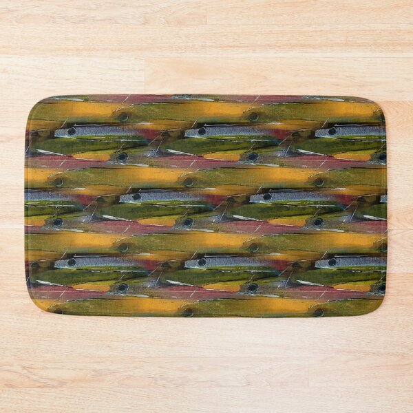 Item preview, Schooling Fish Painterly Rustic Abstract  designed and sold by Artistestella.