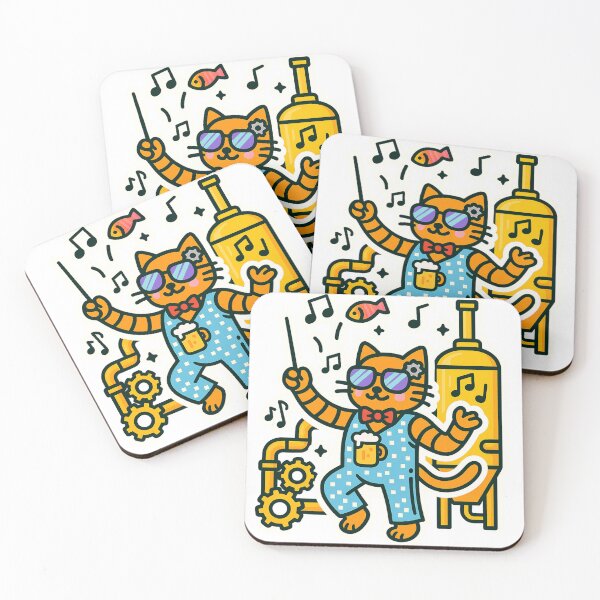 Item preview, Robotic Beer Maestro Cat designed and sold by Jackson-Will.
