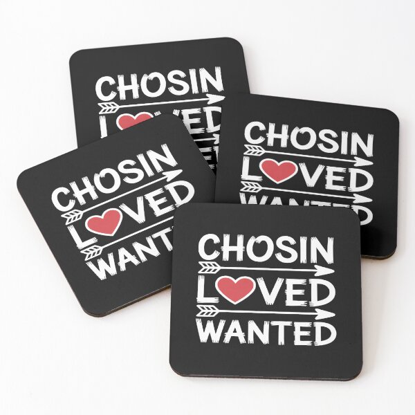 Item preview, Chosen loved wanted adopted kids adoption announcement designed and sold by BlackStars3Neon.