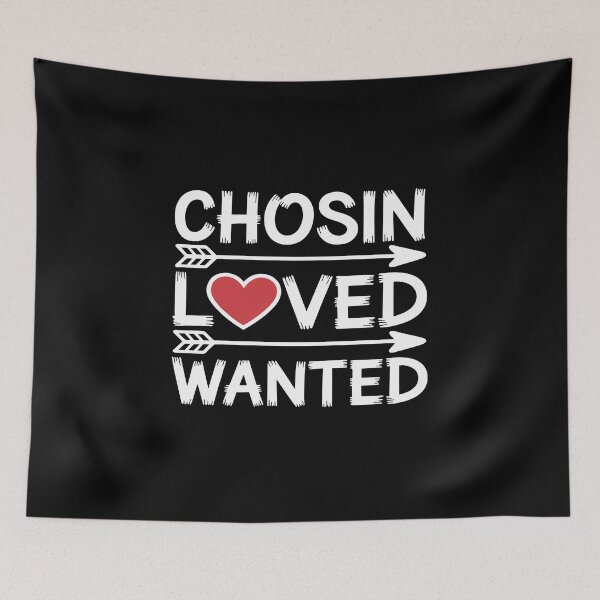 Item preview, Chosen loved wanted adopted kids adoption announcement designed and sold by BlackStars3Neon.