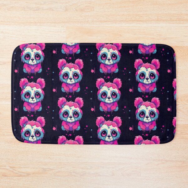 Item preview, Kawaii Neon Panda – Cute Pastel Goth Animal Art designed and sold by ArtBySylvia.