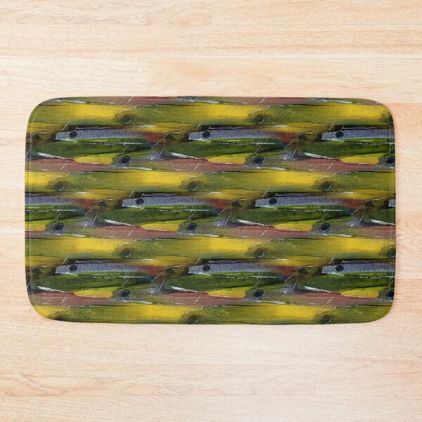 Item preview, Schooling Fish Painterly Rustic Abstract  designed and sold by Artistestella.