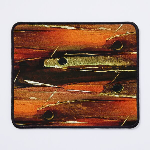 Item preview, Schooling Fish Painterly Rustic Abstract designed and sold by Artistestella.