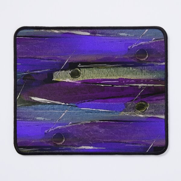 Item preview, Schooling Fish Painterly Rustic Abstract designed and sold by Artistestella.