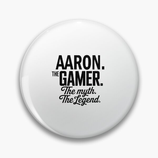 Item preview, Aaron The Gamer The Myth The Legend Aaron Name - Funny Gamer Quote design designed and sold by Oussinc.