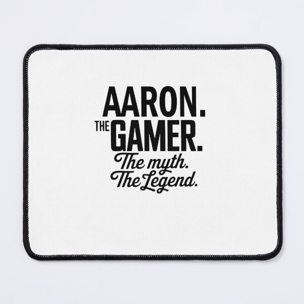 Item preview, Aaron The Gamer The Myth The Legend Aaron Name - Funny Gamer Quote design designed and sold by Oussinc.
