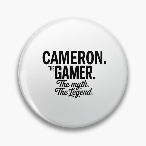 Item preview, Cameron The Gamer The Myth The Legend Cameron Name - Funny Gamer Quote design designed and sold by Oussinc.
