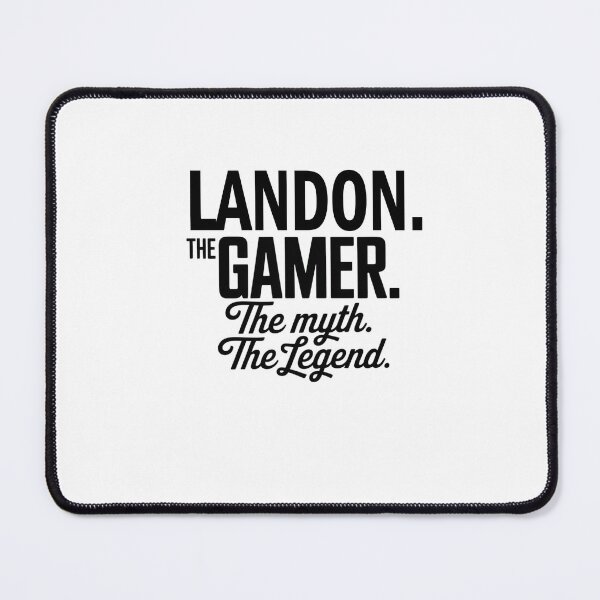 Item preview, Landon The Gamer The Myth The Legend Landon Name - Funny Gamer Quote design designed and sold by Oussinc.