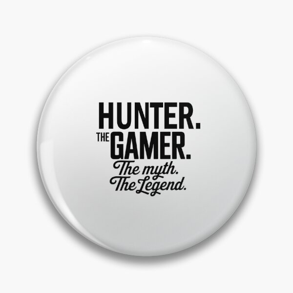 Item preview, Hunter The Gamer The Myth The Legend Hunter Name - Funny Gamer Quote design designed and sold by Oussinc.