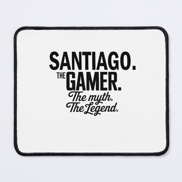 Item preview, Santiago The Gamer The Myth The Legend Santiago Name - Funny Gamer Quote design designed and sold by Oussinc.