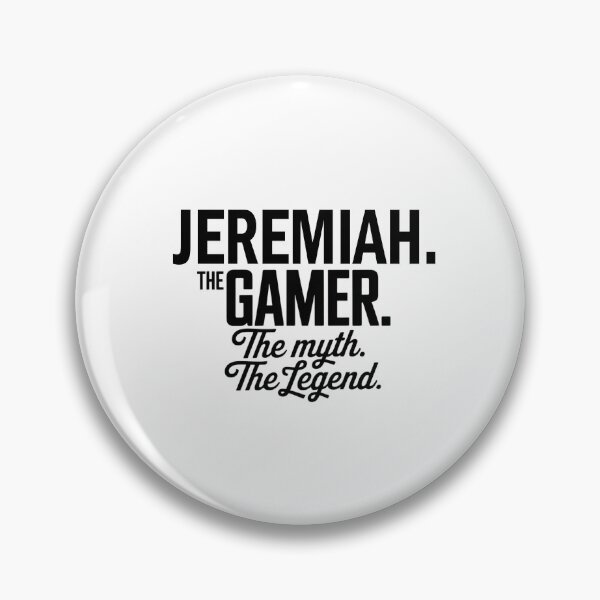 Item preview, Jeremiah The Gamer The Myth The Legend Jeremiah Name - Funny Gamer Quote design designed and sold by Oussinc.