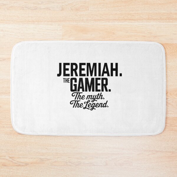 Item preview, Jeremiah The Gamer The Myth The Legend Jeremiah Name - Funny Gamer Quote design designed and sold by Oussinc.