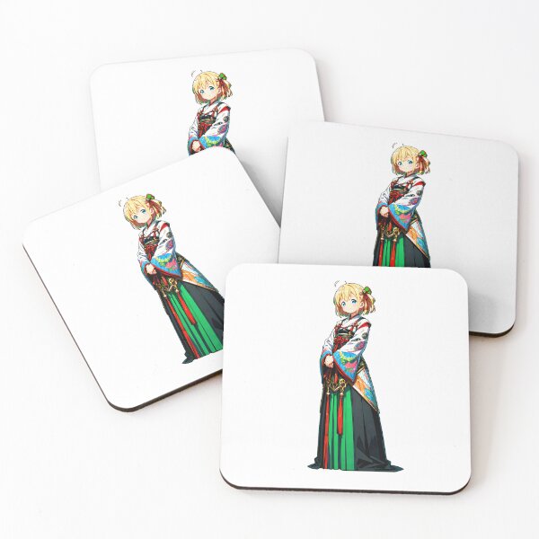 Item preview, A charming anime girl in a flowing dress designed and sold by AIArtAnime.