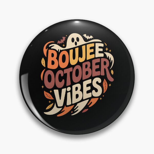 Item preview, Boujee October Vibes Ghost Halloween - the perfect gift for pumpkin spice lovers, spooky season fans, and anyone who adores cozy autumn vibes. designed and sold by ZyziowskyArt.