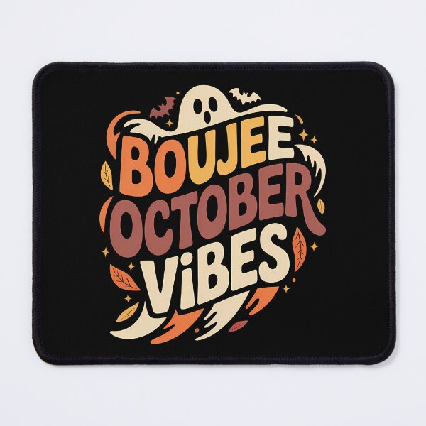 Item preview, Boujee October Vibes Ghost Halloween - the perfect gift for pumpkin spice lovers, spooky season fans, and anyone who adores cozy autumn vibes. designed and sold by ZyziowskyArt.