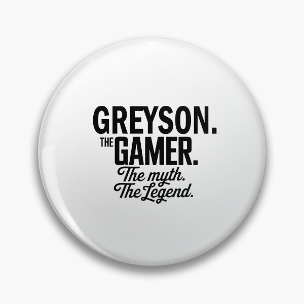 Item preview, Greyson The Gamer The Myth The Legend Greyson Name - Funny Gamer Quote design designed and sold by Oussinc.