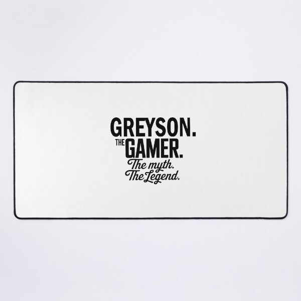 Item preview, Greyson The Gamer The Myth The Legend Greyson Name - Funny Gamer Quote design designed and sold by Oussinc.