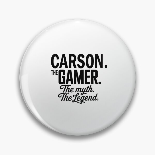 Item preview, Carson The Gamer The Myth The Legend Carson Name - Funny Gamer Quote design designed and sold by Oussinc.